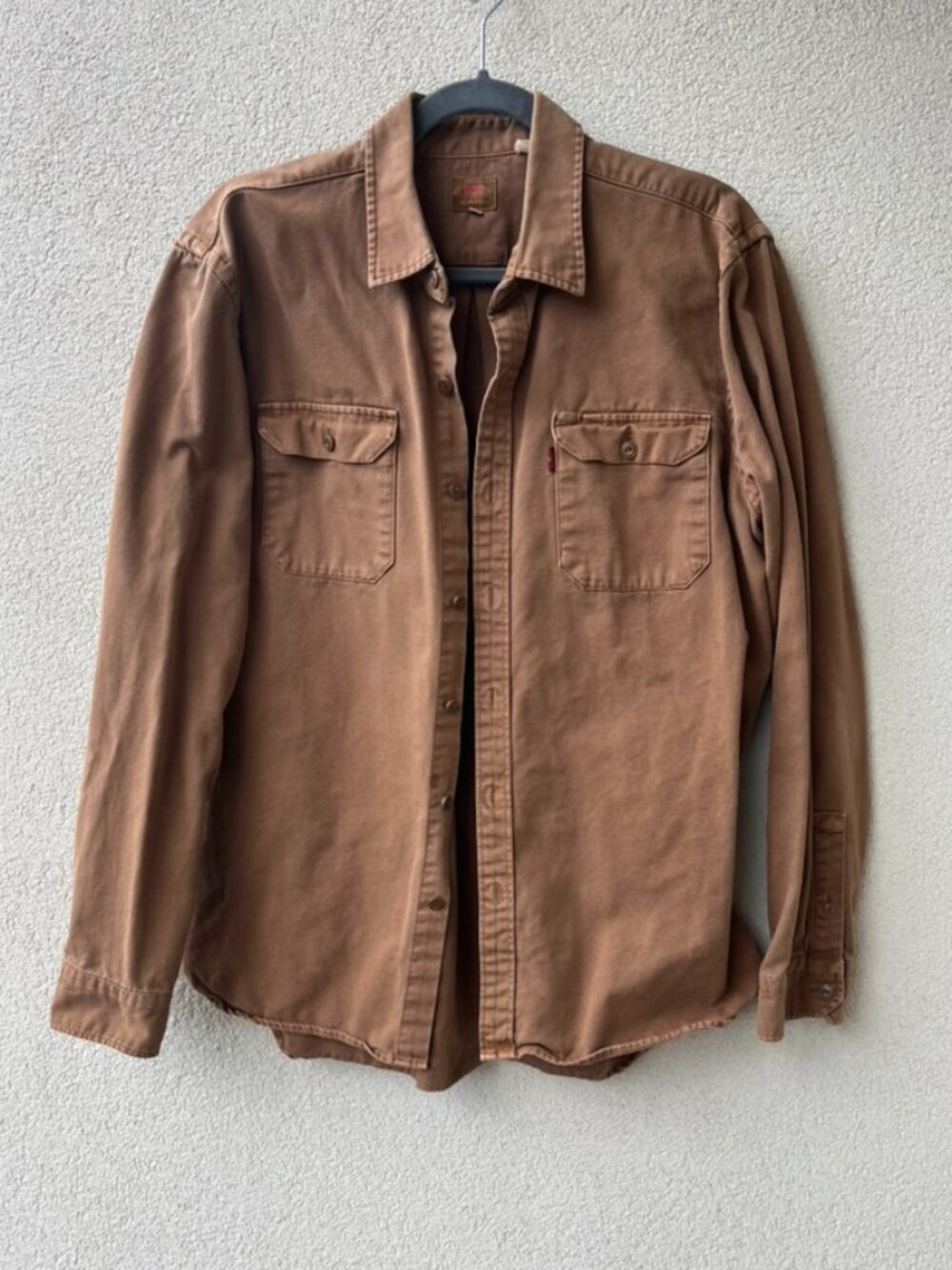 Levi's Thick Cotton Canvas Button Down Shirt